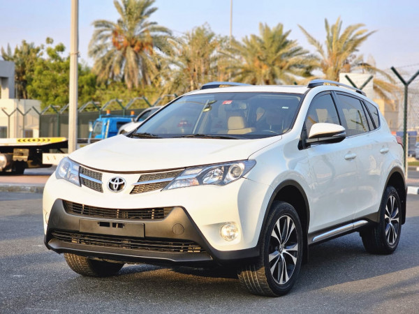 Toyota RAV 4 2014  White LHD Petrol AT SUV Crossover 2WD view 9