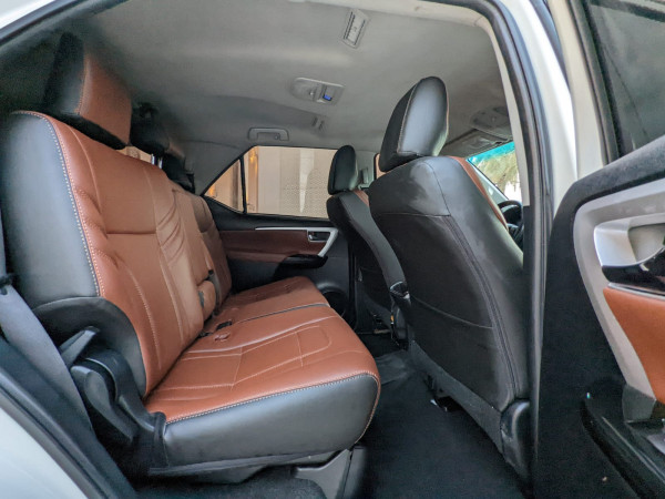 Toyota Fortuner 2016  White LHD Petrol AT SUV 4WD view 3