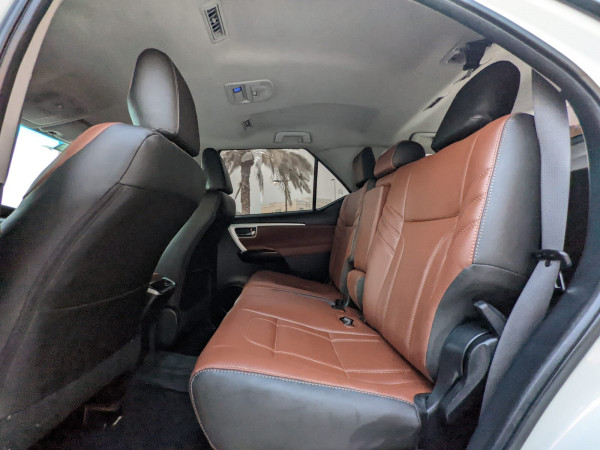 Toyota Fortuner 2016  White LHD Petrol AT SUV 4WD view 6