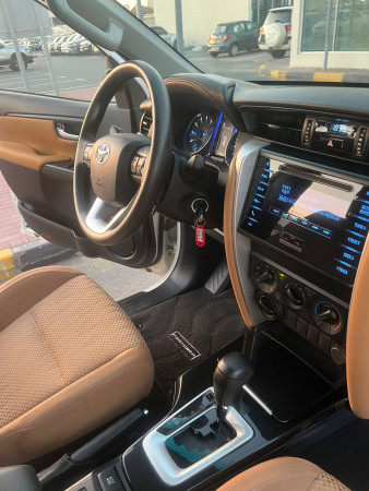 Toyota Fortuner 2020  White LHD Petrol AT SUV 4WD view 5