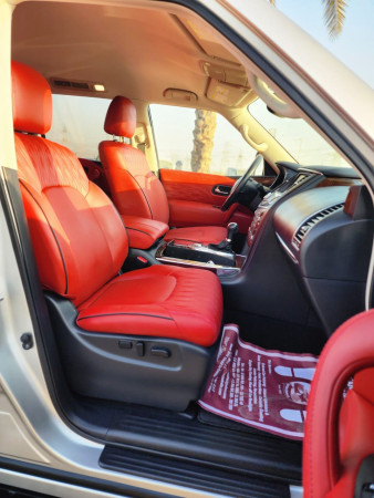 Nissan Armada 2019/ Silver LHD Petrol AT SUV 4WD view 3