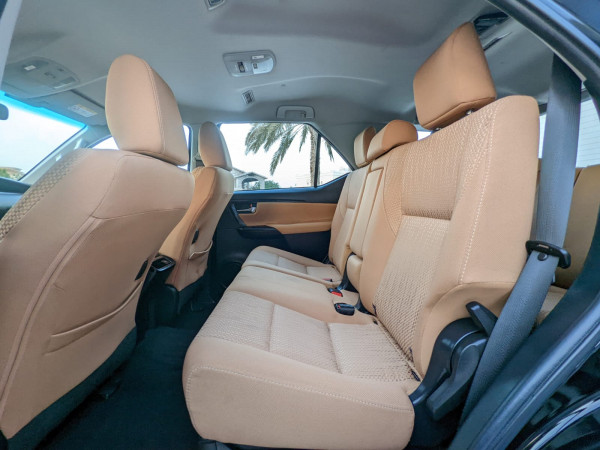 Toyota Fortuner 2022  Black LHD Petrol AT SUV 4WD view 4