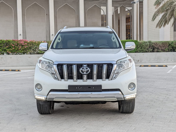 Toyota LAND CRUISER PRADO 2016  White LHD Petrol AT SUV 4WD view 17