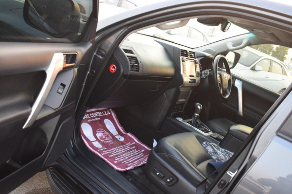 Toyota LAND CRUISER PRADO 2019  Grey RHD Diesel AT SUV 4WD view 4