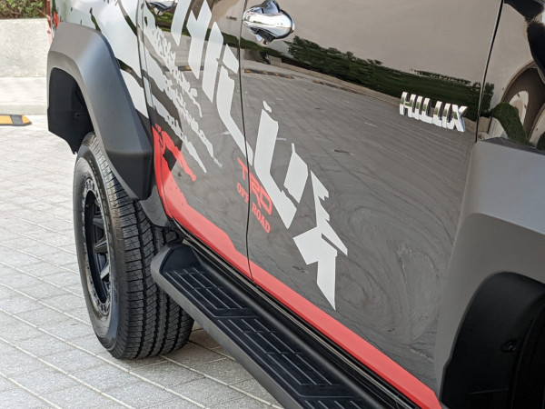Toyota Hilux 2021  Black LHD Petrol AT Pickup 4WD view 4
