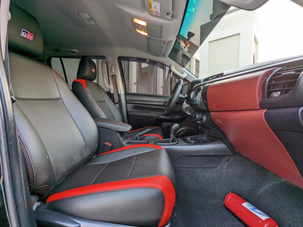 Toyota Hilux 2021  Black LHD Petrol AT Pickup 4WD view 6