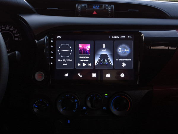 Toyota Hilux 2021  Black LHD Petrol AT Pickup 4WD view 9