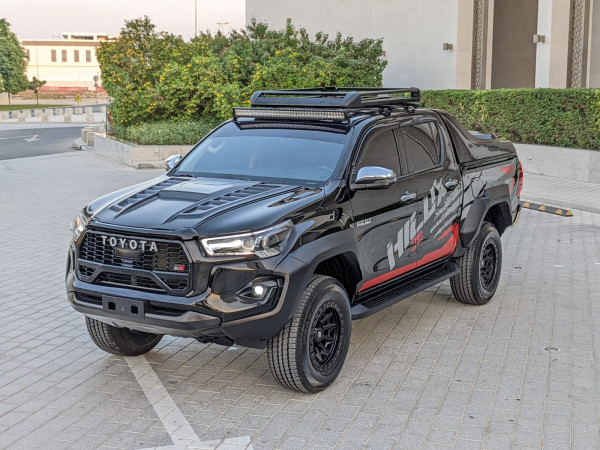 Toyota Hilux 2021  Black LHD Petrol AT Pickup 4WD view 15