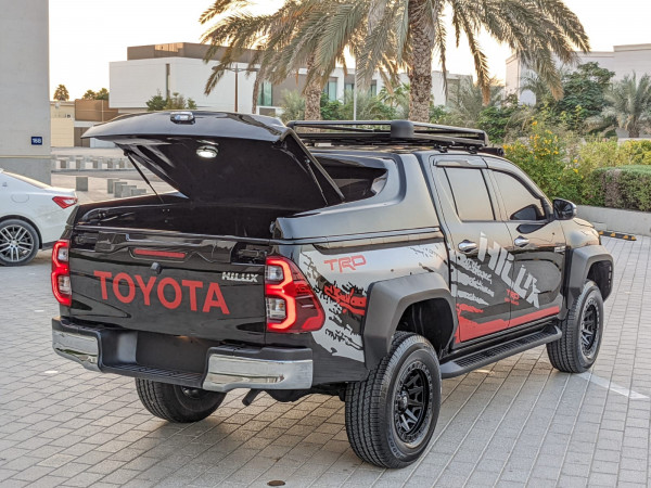 Toyota Hilux 2021  Black LHD Petrol AT Pickup 4WD view 21