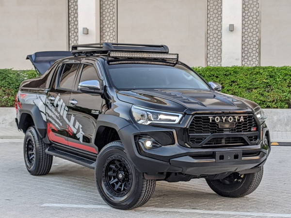 Toyota Hilux 2021  Black LHD Petrol AT Pickup 4WD view 22