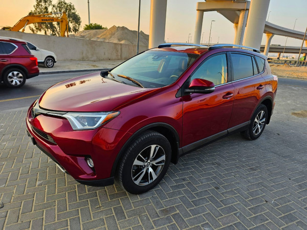 Toyota RAV 4 2018  Red LHD Petrol AT SUV Crossover 4WD view 12