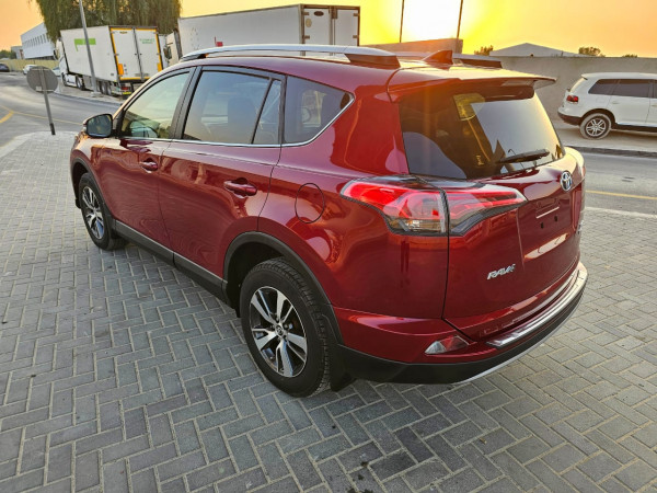Toyota RAV 4 2018  Red LHD Petrol AT SUV Crossover 4WD view 13