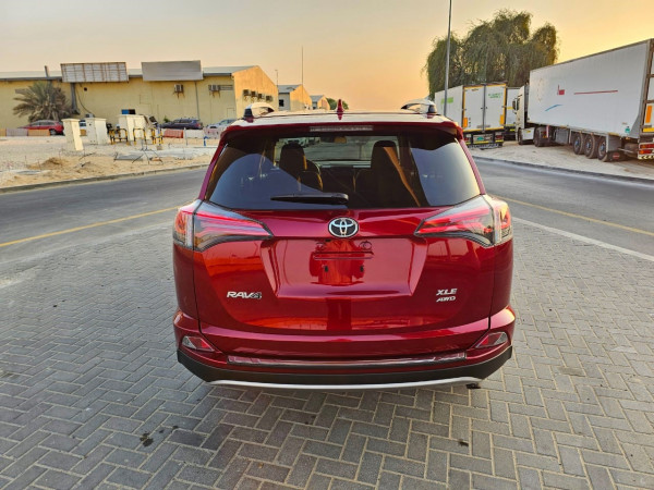 Toyota RAV 4 2018  Red LHD Petrol AT SUV Crossover 4WD view 14