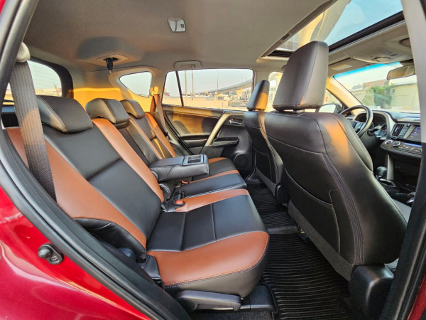 Toyota RAV 4 2018  Red LHD Petrol AT SUV Crossover 4WD view 19