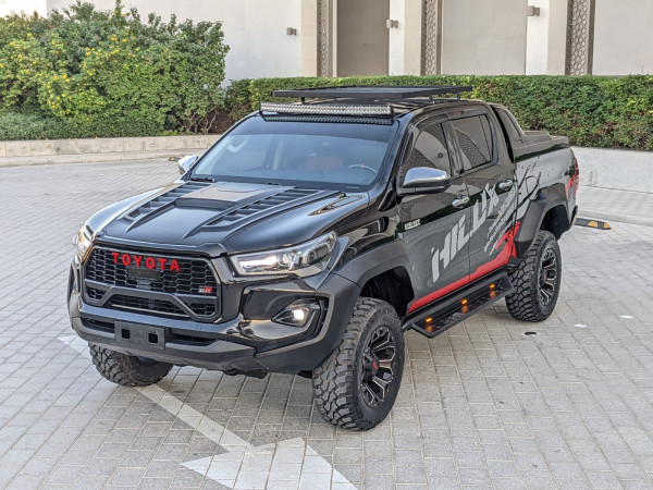 Toyota Hilux 2021  Black LHD Petrol AT Pickup 4WD
