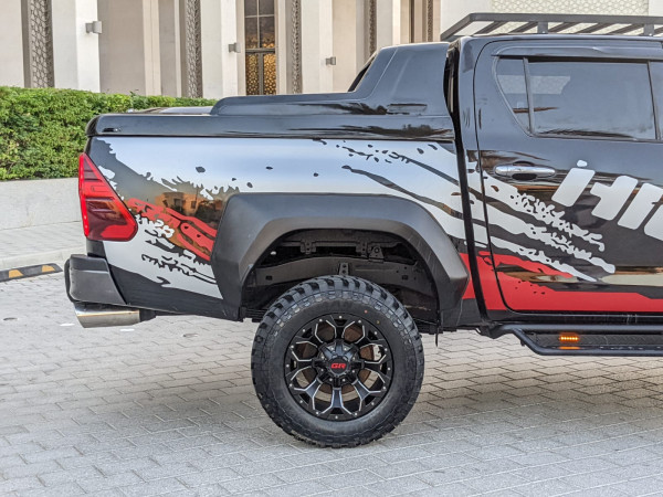 Toyota Hilux 2021  Black LHD Petrol AT Pickup 4WD view 6