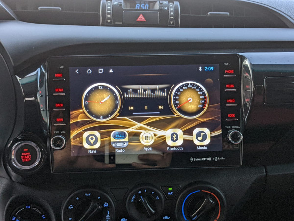 Toyota Hilux 2021  Black LHD Petrol AT Pickup 4WD view 12