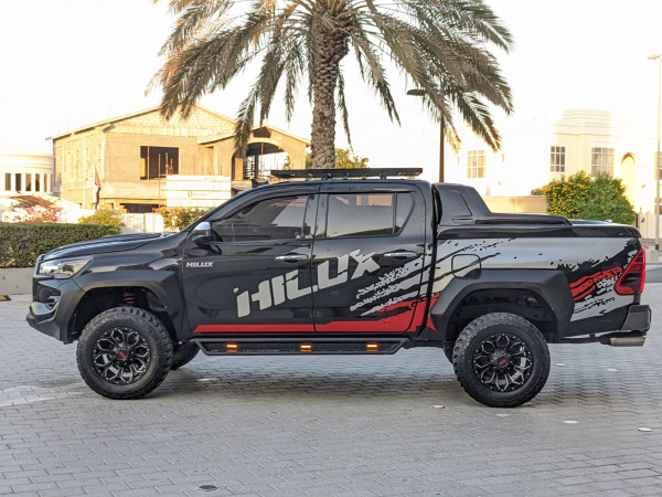 Toyota Hilux 2021  Black LHD Petrol AT Pickup 4WD view 13