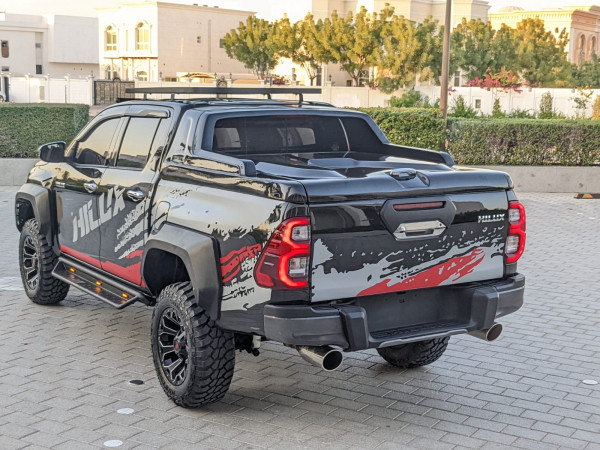 Toyota Hilux 2021  Black LHD Petrol AT Pickup 4WD view 14