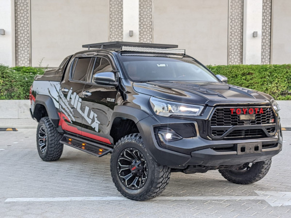 Toyota Hilux 2021  Black LHD Petrol AT Pickup 4WD view 20