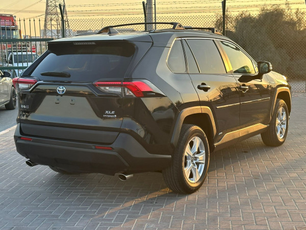 Toyota RAV 4 2021  Black LHD Hybrid AT SUV Crossover 4WD view 11