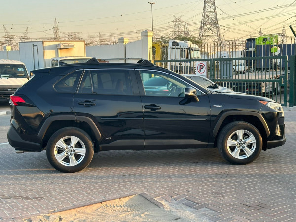 Toyota RAV 4 2021  Black LHD Hybrid AT SUV Crossover 4WD view 13