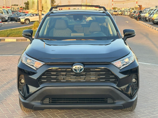 Toyota RAV 4 2021  Black LHD Hybrid AT SUV Crossover 4WD view 14