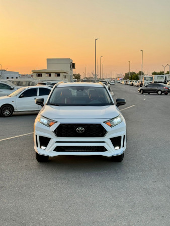 Toyota RAV 4 2021  White LHD Petrol AT SUV Crossover 4WD view 5