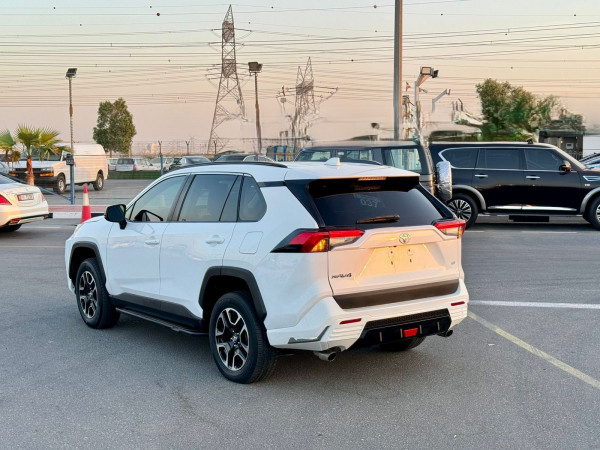 Toyota RAV 4 2021  White LHD Petrol AT SUV Crossover 4WD view 7