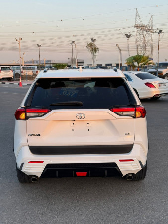 Toyota RAV 4 2021  White LHD Petrol AT SUV Crossover 4WD view 8