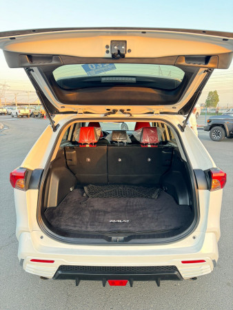 Toyota RAV 4 2021  White LHD Petrol AT SUV Crossover 4WD view 12