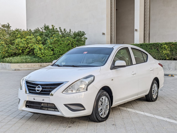 Nissan Sunny 2018/ White LHD Petrol AT Sedan 2WD