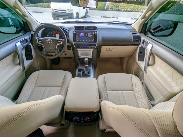 Toyota LAND CRUISER PRADO 2020  White LHD Petrol AT SUV 4WD view 5