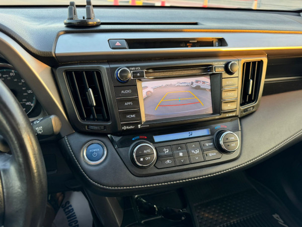 Toyota RAV 4 2017  White LHD Hybrid AT SUV Crossover 2WD view 2