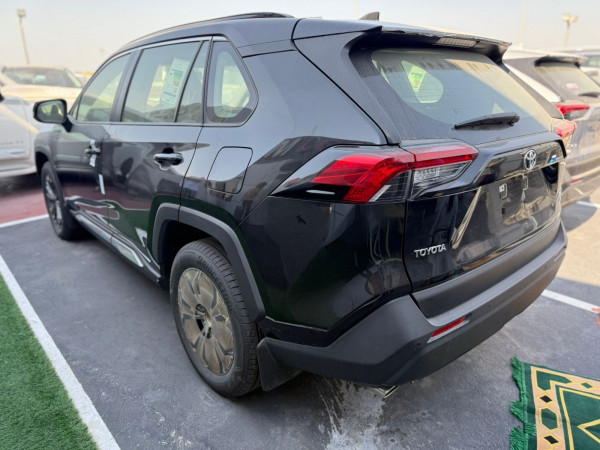 Toyota RAV 4 2023  Black LHD Petrol AT SUV Crossover 4WD view 8
