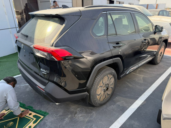 Toyota RAV 4 2023  Black LHD Petrol AT SUV Crossover 4WD view 10