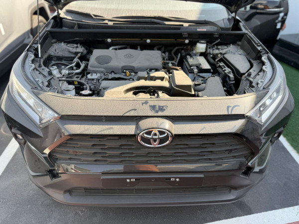 Toyota RAV 4 2023  Black LHD Petrol AT SUV Crossover 4WD view 12