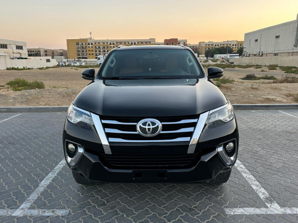 Toyota Fortuner 2020  Black LHD Petrol AT SUV 4WD view 4