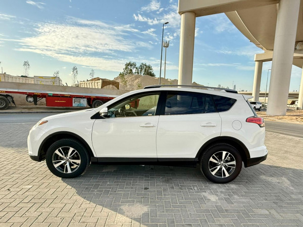Toyota RAV 4 2018  White LHD Petrol AT SUV Crossover 4WD view 11
