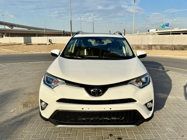 Toyota RAV 4 2018  White LHD Petrol AT SUV Crossover 4WD view 12