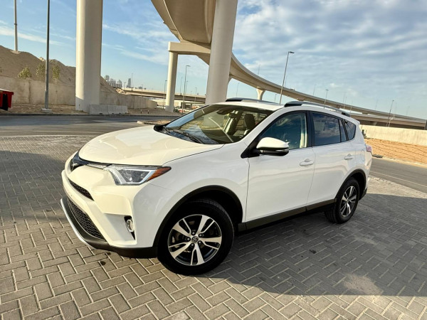 Toyota RAV 4 2018  White LHD Petrol AT SUV Crossover 4WD view 13