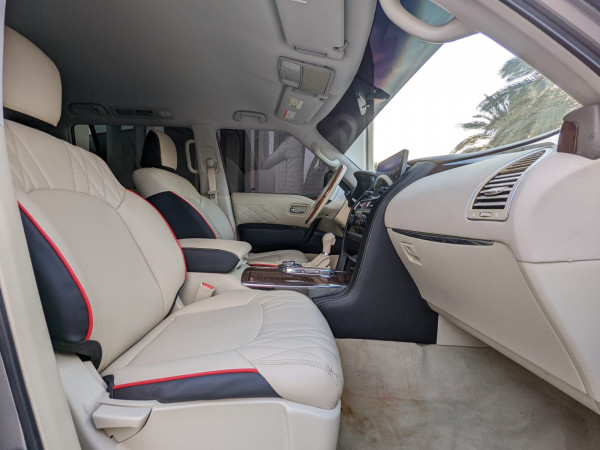Nissan Patrol 2014  Brown LHD Petrol AT SUV 4WD view 4