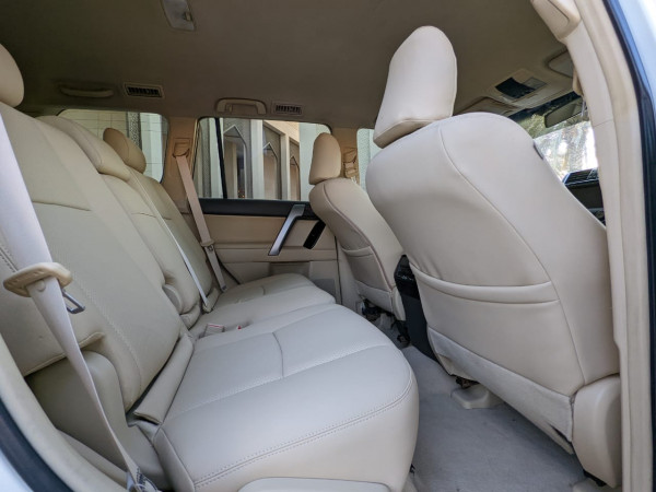 Toyota LAND CRUISER PRADO 2014/ White LHD Petrol AT SUV 4WD view 4