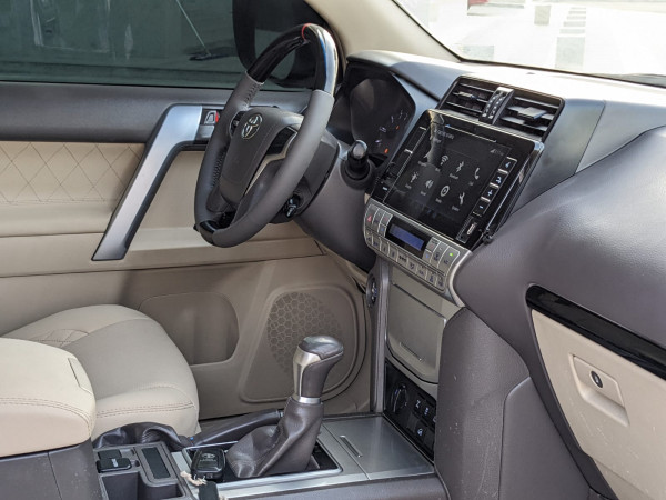 Toyota LAND CRUISER PRADO 2020  White LHD Petrol AT SUV 4WD view 2