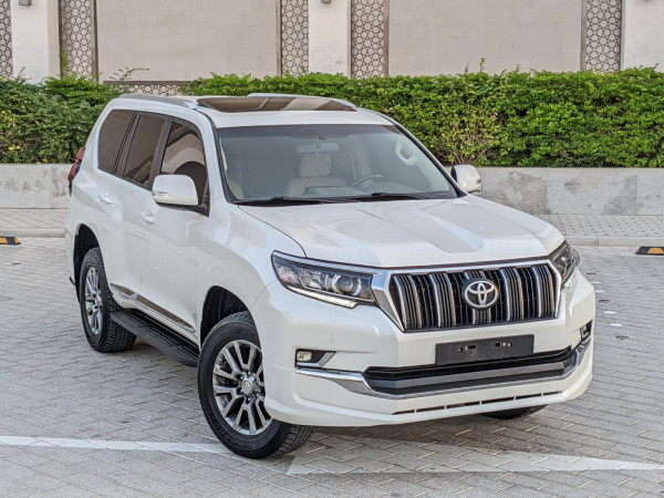 Toyota LAND CRUISER PRADO 2020  White LHD Petrol AT SUV 4WD view 25