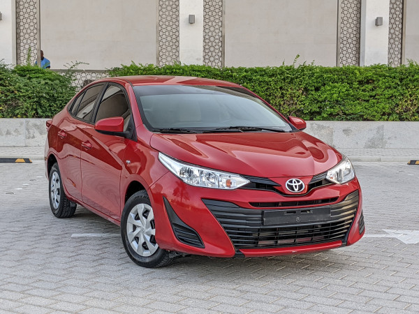 Toyota Yaris 2019/ Red LHD Petrol AT Sedan 2WD view 15