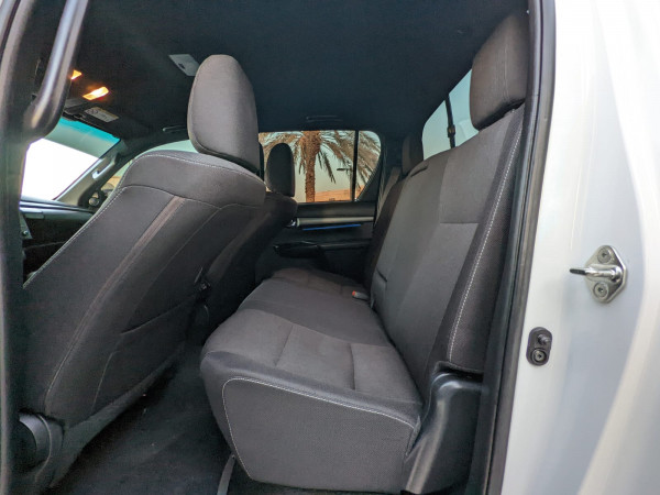 Toyota Hilux 2024  White LHD Petrol AT Pickup 4WD view 8