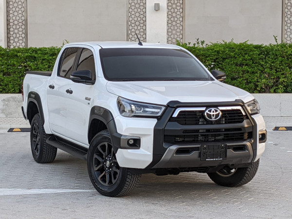 Toyota Hilux 2024  White LHD Petrol AT Pickup 4WD view 23