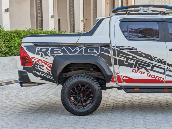 Toyota Hilux 2016  White LHD Petrol AT Pickup 4WD view 3
