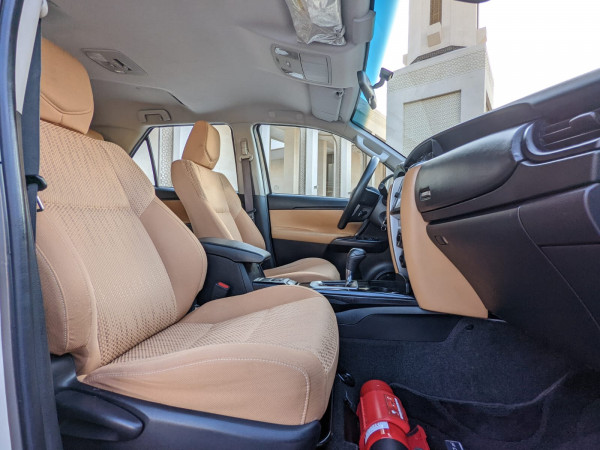 Toyota Fortuner 2022  White LHD Petrol AT SUV 4WD view 4